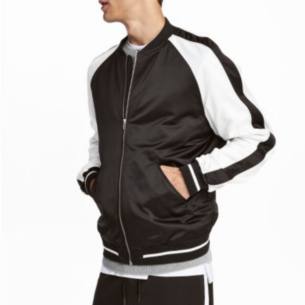 ISO SATIN BOMBER JACKET